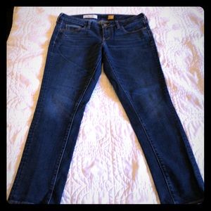 Pilcro skinny stet jeans, med/dark wash. Size 29